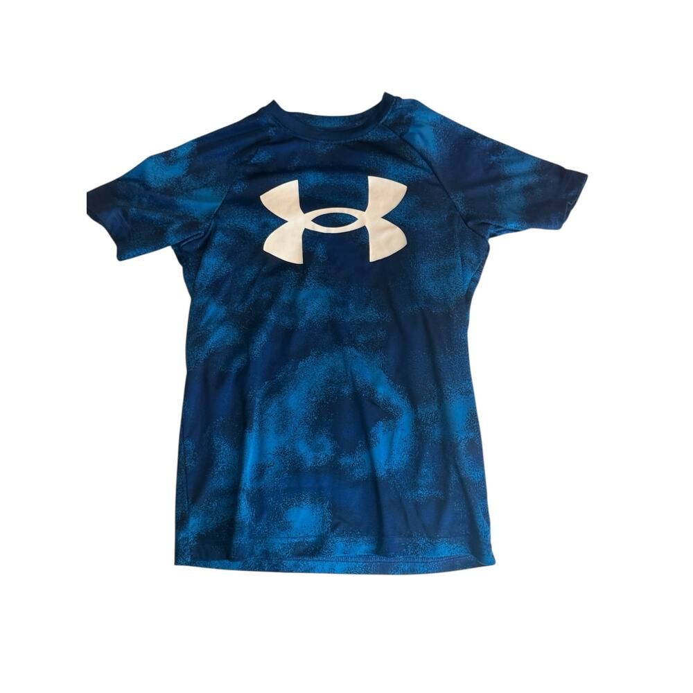 Under Armour Blue Short-Sleeve Tee - Youth Medium (YMD)